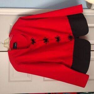 Red and Black Women's Jacket by RGY